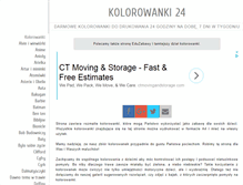 Tablet Screenshot of kolorowanki24.com