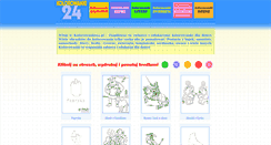 Desktop Screenshot of kolorowanki24.pl